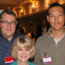 Greeters John, Colleen, and Michael